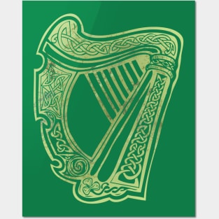 Celtic Harp Posters and Art